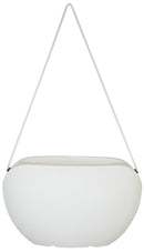 Vaso Ovale 50x20x30,5cm in Polietilene Vanossi Clio Bag Corda Bianco-1
