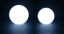 Sfera Luminosa da Giardino Ø30cm in Polietilene Vanossi Sirio Bianco Fluo-5