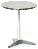 Tavolino Tondo da Giardino in Alluminio e Acciaio Ø60 cm Vorghini-1