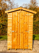 Casetta Box da Giardino 1,2x1,2 m con Pavimento in Legno di Abete 19mm Therma-4