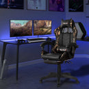 Sedia da Gaming Ergonomica in Similpelle Camouflage/Nera-6