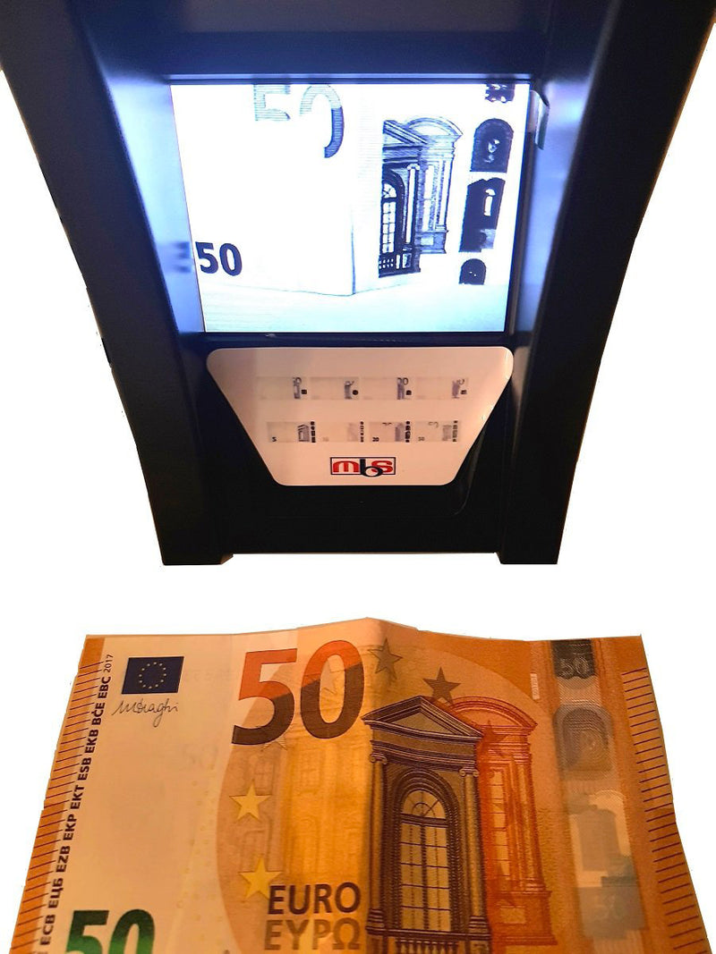 Rilevatore Banconote False con Monitor MBS Tower Nero-3