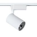 Faretto a LED per Sistema Illuminazione Binario 30W 3000K in Alluminio Vuoro  Bianco-3