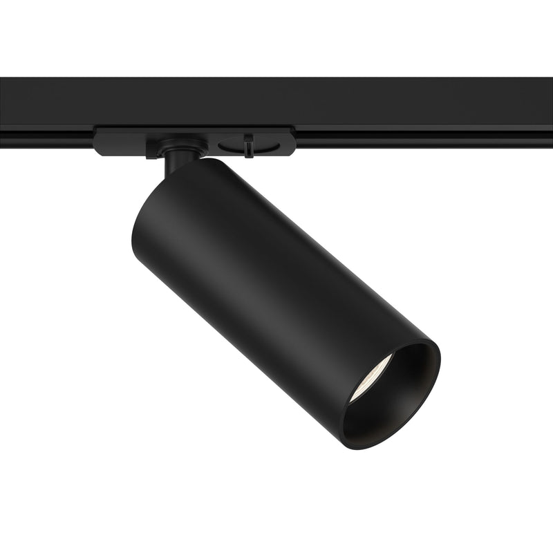 Faretto a LED per Sistema Illuminazione Binario 12W 3000K in Alluminio Focus LED  Nero-1