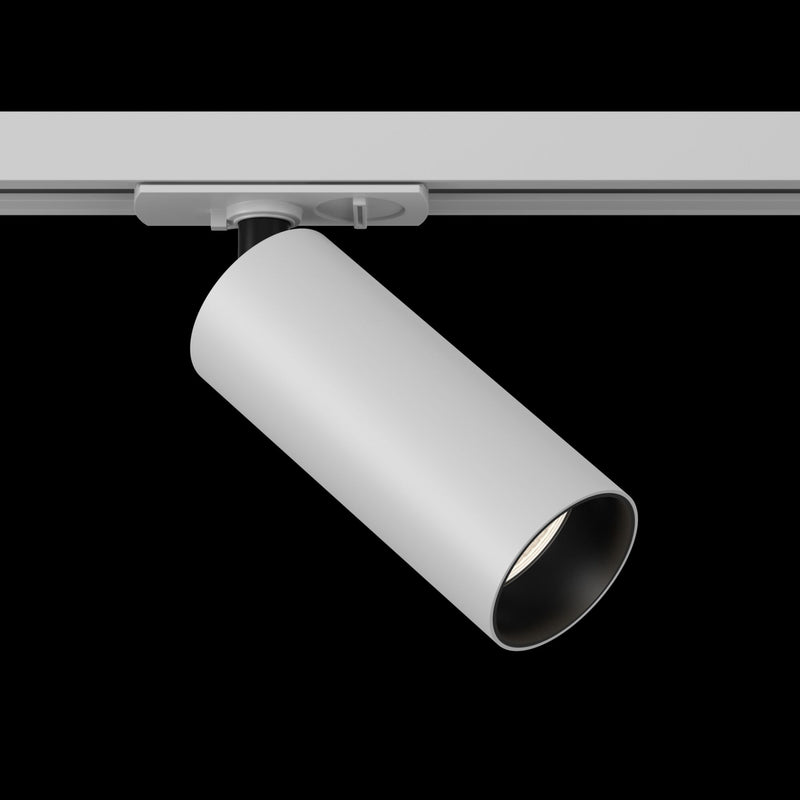 Faretto a LED per Sistema Illuminazione Binario 12W 3000K in Alluminio Focus LED  Bianco-2