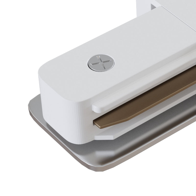 Connettore a X per Sistema Illuminazione a Binario Monofase Bianco-2