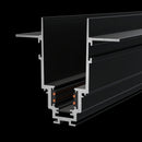 Barra Magnetica da Incasso 300 cm per Sistema Illuminazione Binario  Nero-2