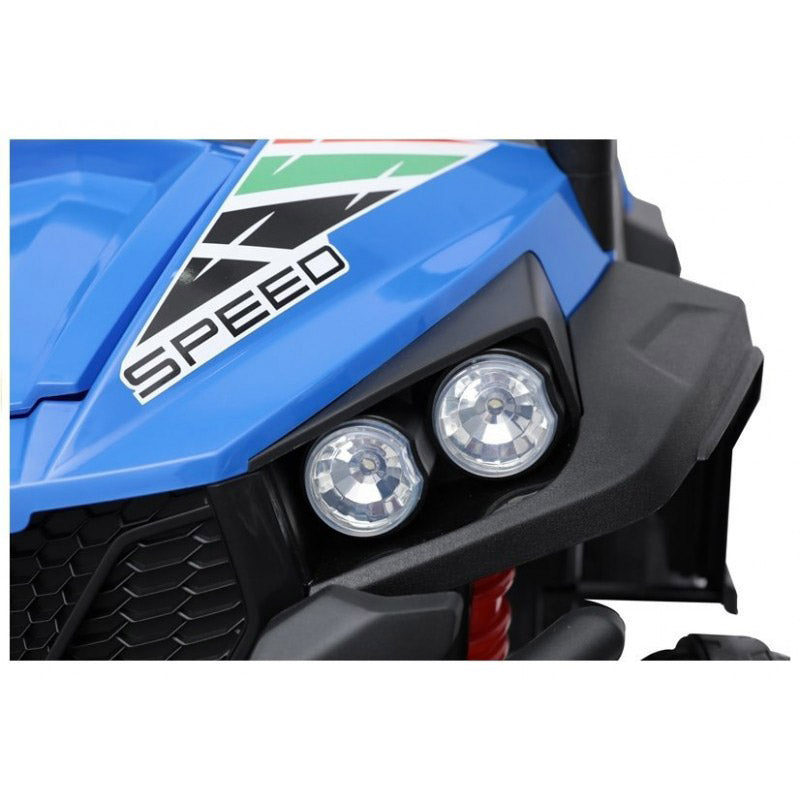 Macchina Elettrica per Bambini 24V 2 Posti Maxi Buggy Blu-7