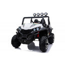 Macchina Elettrica per Bambini 24V 2 Posti Maxi Buggy Bianca-7