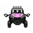 Macchina Elettrica per Bambini 24V 2 Posti Maxi Buggy Rosa-4