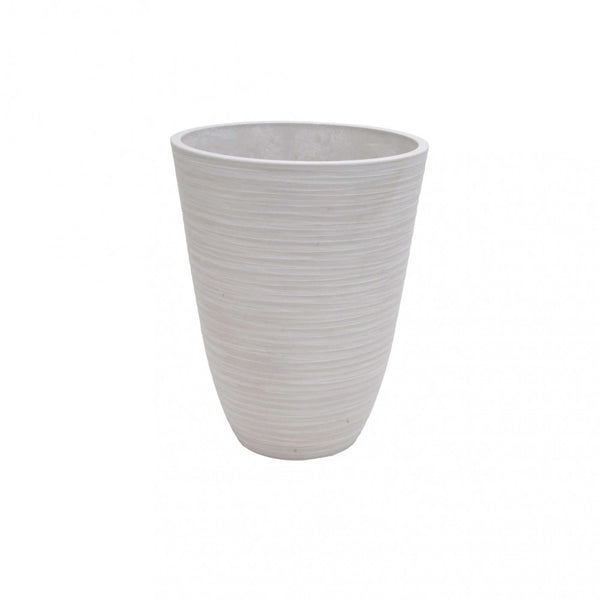 online Vaso Piccolo Anemone Ø25,5x32,5 cm in Fibra sintetica Bianco