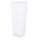 Vaso Quadrato Luminoso da Giardino Solare Autoricaricabile 45x45x102 cm in Polietilene Sined Solar 102 Bianco