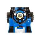 Trattore Elettrico Ruspa con Pala Scavatrice 12V per Bambini Blu-5