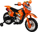 Moto Elettrica per Bambini 6V Super Cross Happy Kids Arancione-1