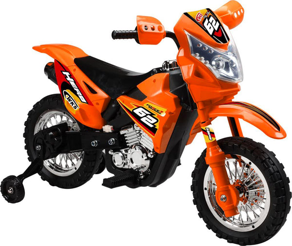 sconto Moto Elettrica per Bambini 6V Super Cross Happy Kids Arancione