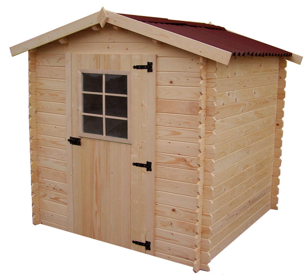 prezzo Casetta Box da Giardino 2x2 m Senza Pavimento in Legno Picea Massello 28mm Albon