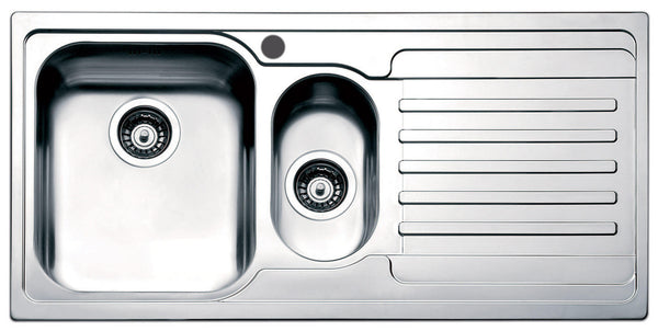 Lavello Cucina 1 Vasca e Mezza 100x50 cm in Acciaio Inox Apell Venezia Gocciolatoio Destro acquista