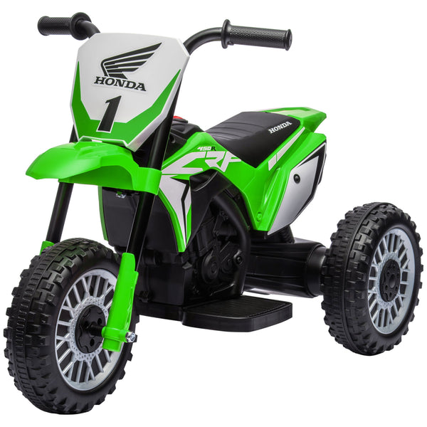 acquista Moto Elettrica per Bambini 3 Ruote 6V con Licenza Honda CRF450RL Verde