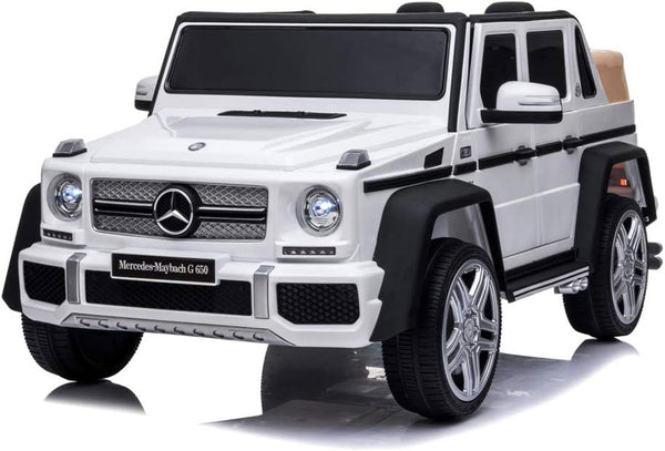 online Macchina Elettrica per Bambini 12V con Licenza Mercedes Maybach G650 Landaulet Bianca
