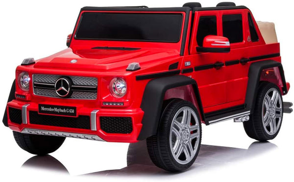 prezzo Macchina Elettrica per Bambini 12V con Licenza Mercedes Maybach G650 Landaulet Rossa