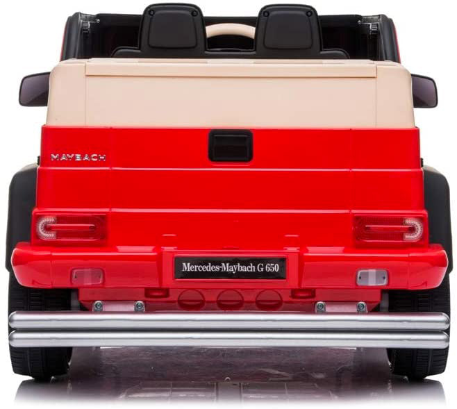 Macchina Elettrica per Bambini 12V Mercedes Maybach G650 Landaulet Rossa-4