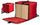 Zaino Termico Rigido Magnetico Porta Pizze da Asporto 10 Cartoni Safemi Magnetic 10 Rosso