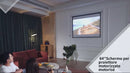 Schermo di Proiezione 84 Pollici Motorizzato Home Cinema Bianco