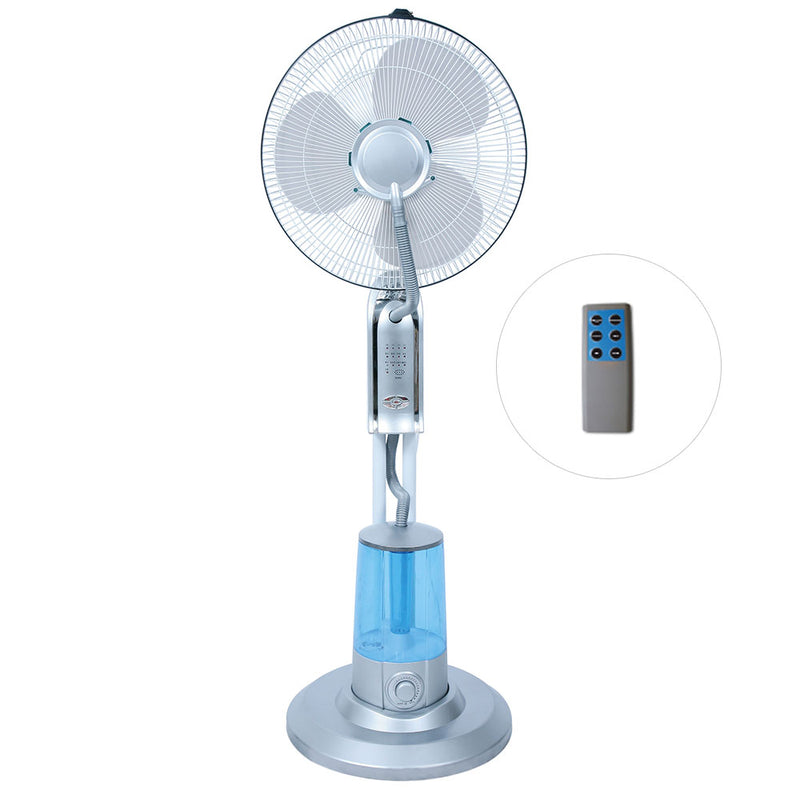 Ventilatore a Piantana 40Cm con Nebulizzatore Ad Acqua + Telecomando-1
