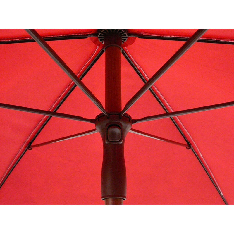 Ombrellone da Giardino in Alluminio Ø280cm Maffei Madera Rosso-5