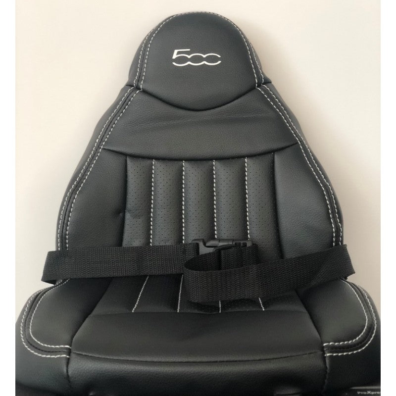 Macchina Elettrica per Bambini 12V con Licenza Fiat 500 Bianca