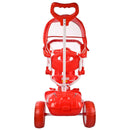 Moto Triciclo a Spinta Seggiolino Reversibile per Bambini Kid Go Rosso-1