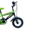 Bicicletta per Bambini 16" con borraccia e telaio in acciaio Verde-4