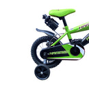 Bicicletta per Bambini 16" con borraccia e telaio in acciaio Verde-5