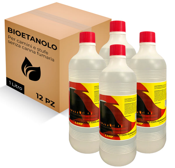 Bioetanolo 12 Litri Combustibile Ecologico per Camini Caminetti Biocamini acquista