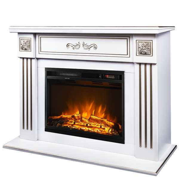 online Camino Elettrico da Pavimento 88,3x108,7x29 cm Effetto Fiamma 1500W Praga & Lorance