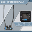 Stepper Fitness con Manubrio e Monitor LCD per Allenamento a Casa e Palestra   Blu-4