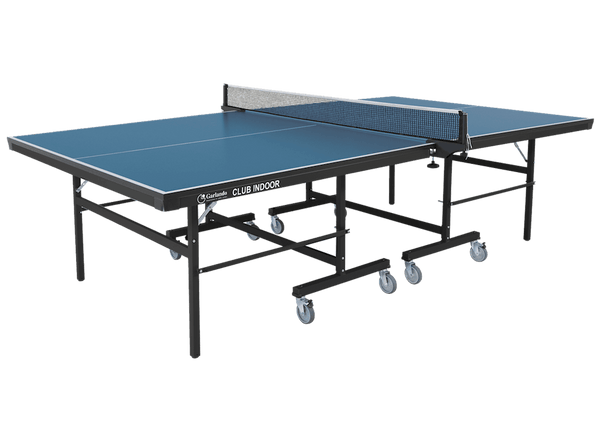 Tavolo da Pin Pong con Piano Blu e Ruote per Interno Garlando Club Indoor acquista
