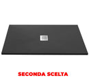 Piatto Doccia in Pietra 70x100 cm Bonussi ardesia Stone Central Grigio antracite Seconda Scelta-1