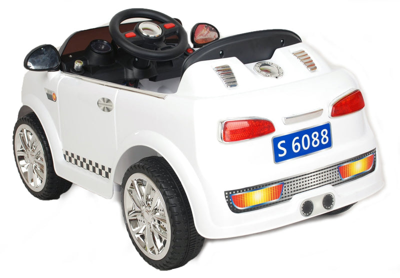 Macchina Elettrica per Bambini 12V Kidfun Mini Car Bianca-3