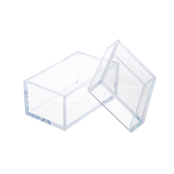 Set 24 Scatole Rettangolare in plastica Larghezza 8 cm online