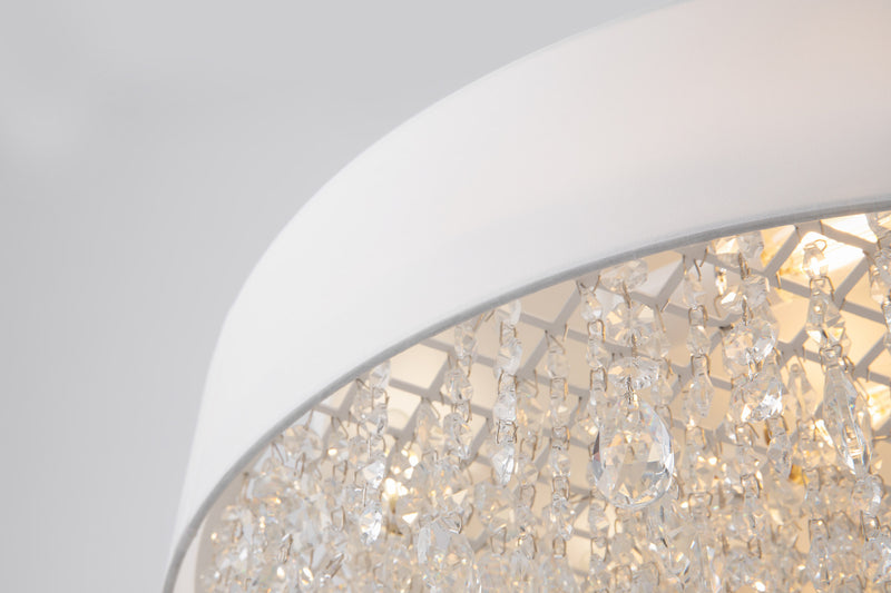 Plafoniera Modern in Metallo Manfred Bianco