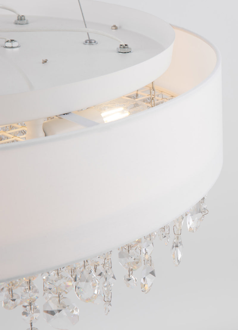 Plafoniera Modern in Metallo Manfred Bianco