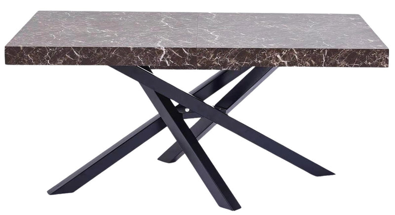 Tavolo da Pranzo Allungabile 200x76x90 cm in Legno Nobilitato Marmo-1