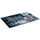 Tappeto Pelo Corto 200x140 cm in Poliestere per Interni Blu Nero e Bianco