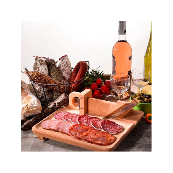 online Ghigliottina Affettatutto Affetta Salame Baguette Formaggio con Tagliere in Legno