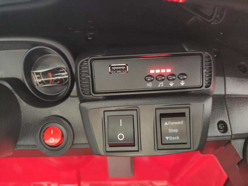 Macchina Elettrica per Bambini 12V Mercedes GL63 AMG Rossa-9