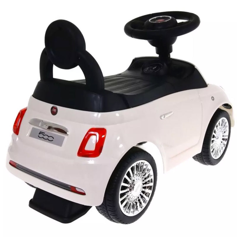 Macchina Cavalcabile per Bambini Fiat 500 Baby Bianca-6