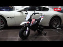 Moto Elettrica per Bambini 12V con Licenza Aprilia Motocross RX125 Bianco