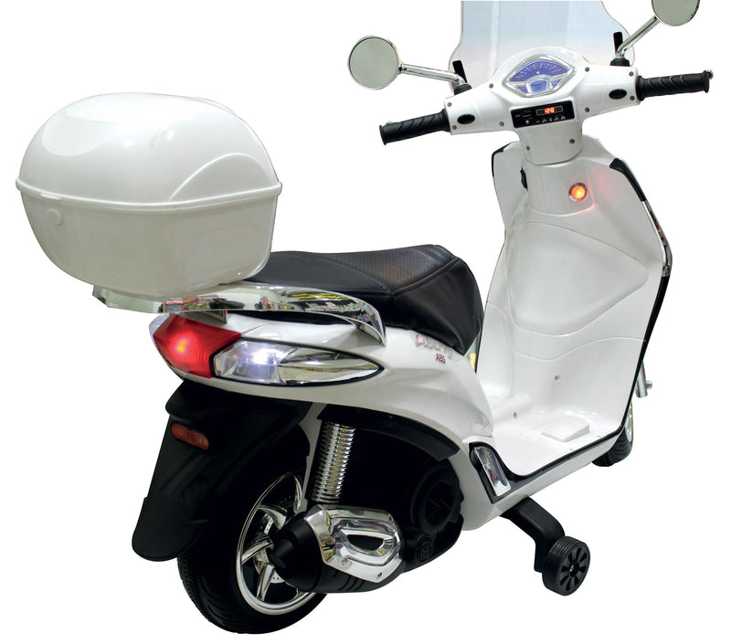 Scooter Elettrico per Bambini 12V Piaggio Liberty ABS Bianco-7