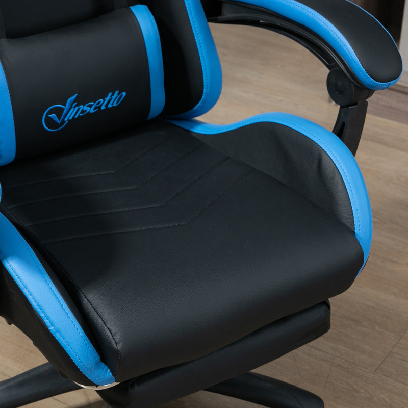 Sedia da gioco confortevole con cuscino massaggiante in blu G265-BLUE ::  Delamart